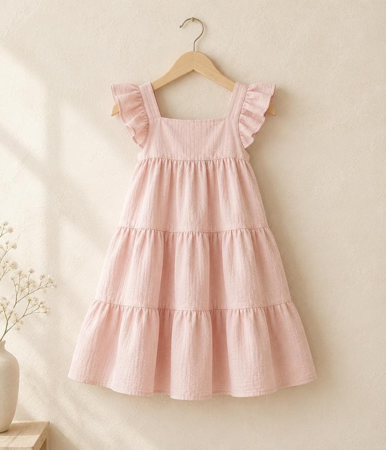 Dresses on the morning rail
